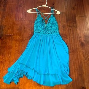 Southern Fried Chicks Small crocheted top dress.